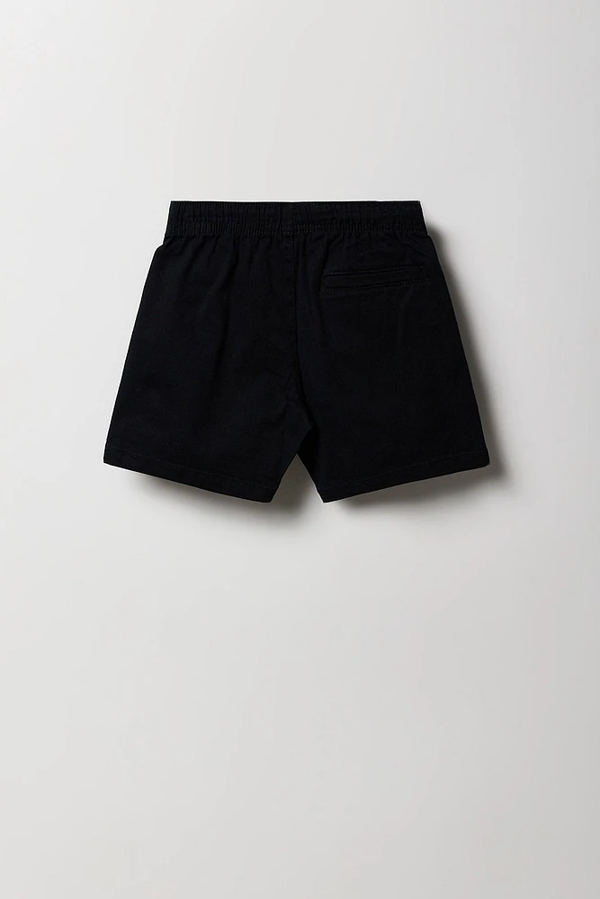 Boys Solid Drawstring Short