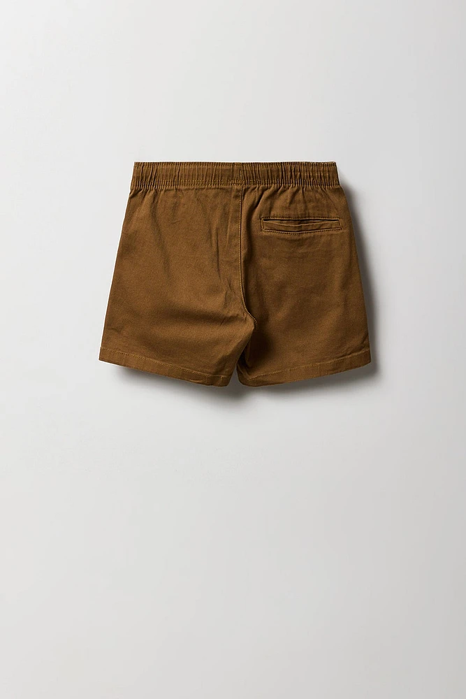 Boys Solid Drawstring Short