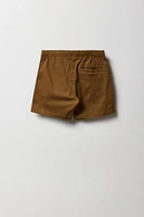 Boys Solid Drawstring Short