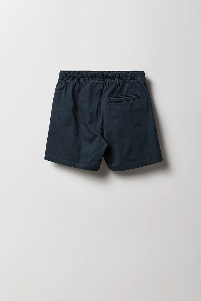 Boys Solid Drawstring Short