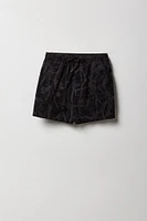 Short uni à taille coulissante pour garçon