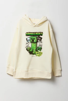 Boys Minecraft Graphic Fleece Hoodie