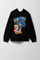 Boys Sonic Graphic Fleece Hoodie