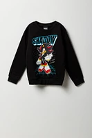 Boys Shadow Graphic Fleece Sweatshirt