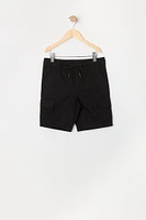 Boys Drawstring Cargo Short