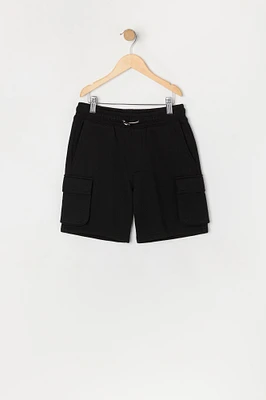 Boys Fleece Cargo Short