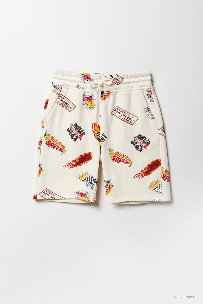 Short en molleton à imprimé Hot Wheels™ pour garçon