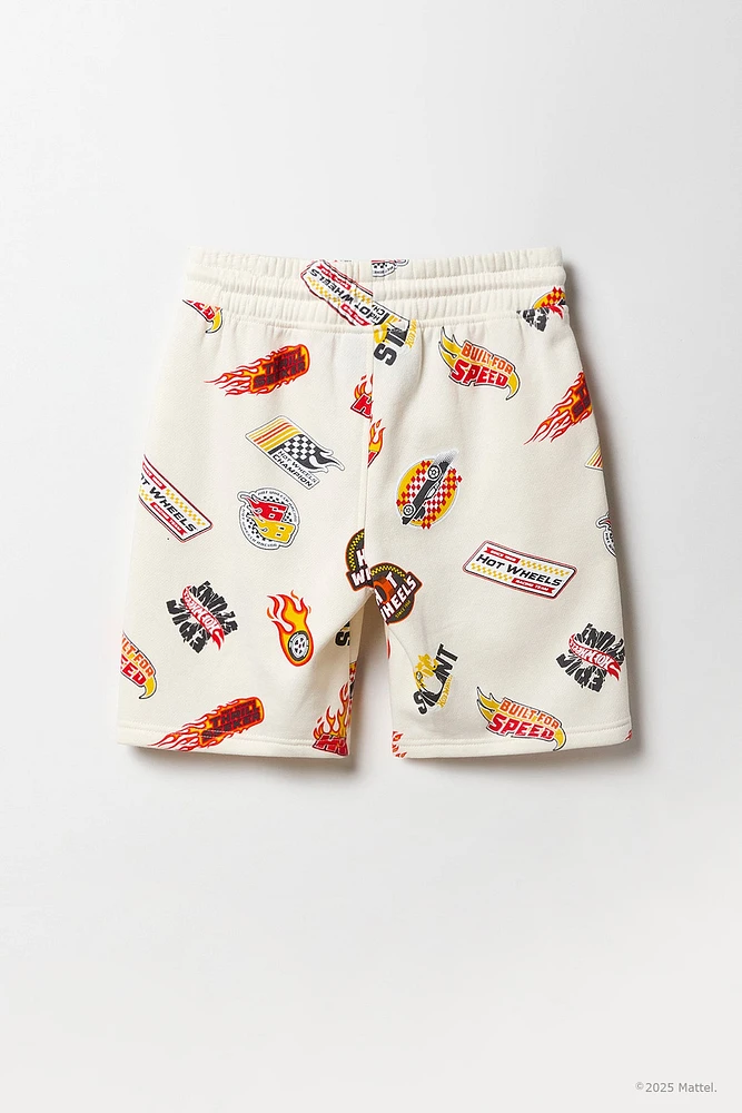 Short en molleton à imprimé Hot Wheels™ pour garçon