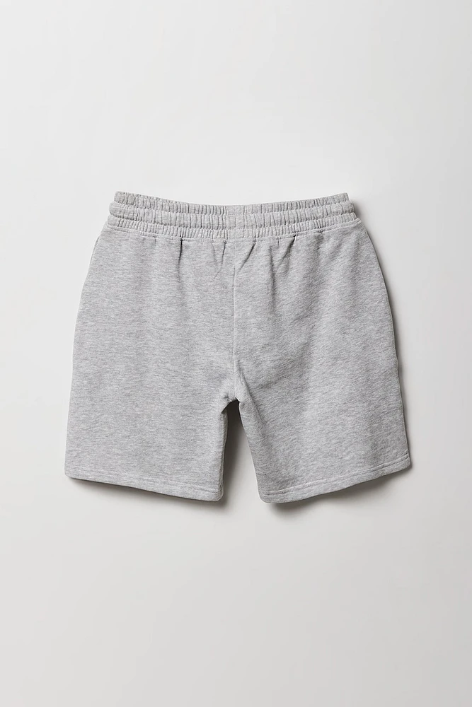 Short long en molleton imprimé pour garçon