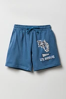 Short long en molleton imprimé pour garçon
