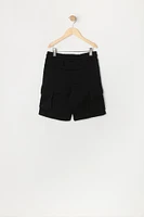 Boys Fleece Drawstring Cargo Short