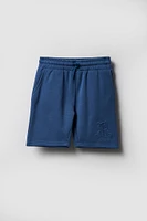 Boys Embossed Fleece Short