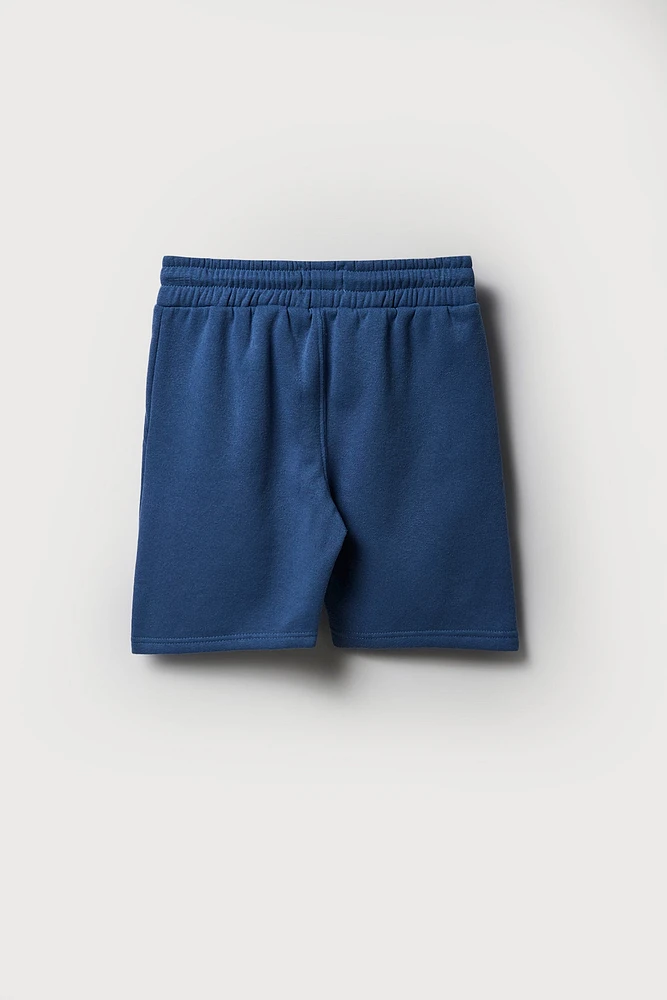 Boys Embossed Fleece Short