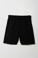 Boys City Embossed Fleece Short