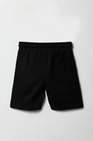 Boys City Embossed Fleece Short