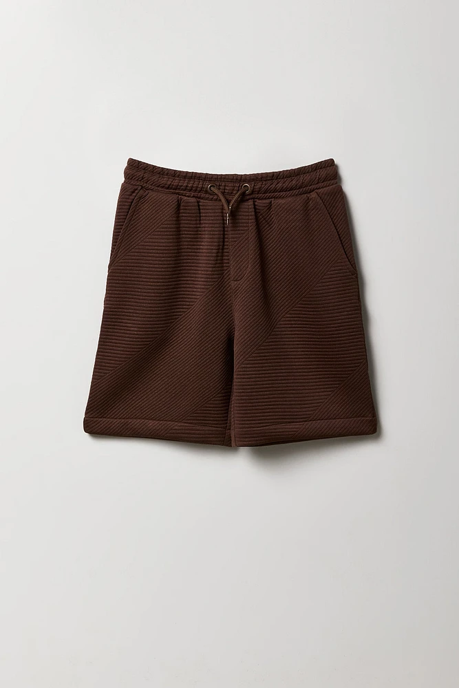Short texturé pour garçon