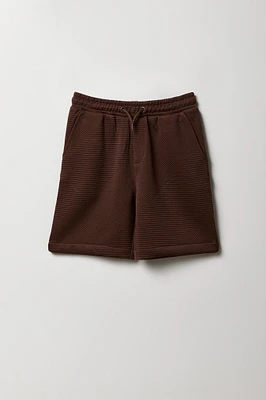 Short texturé pour garçon