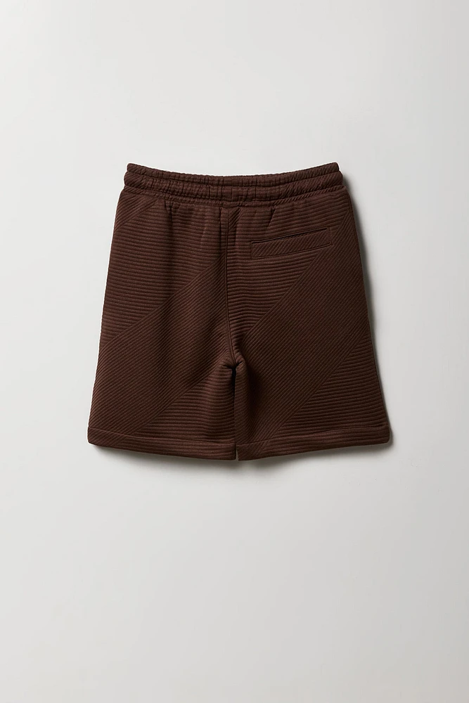 Short texturé pour garçon