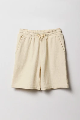 Short à taille coulissante texturé Geo pour garçons