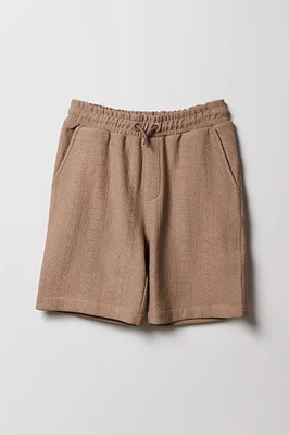 Short à taille coulissante texturé Geo pour garçons