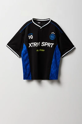 Jersey en filet à imprimé Sport pour garçon