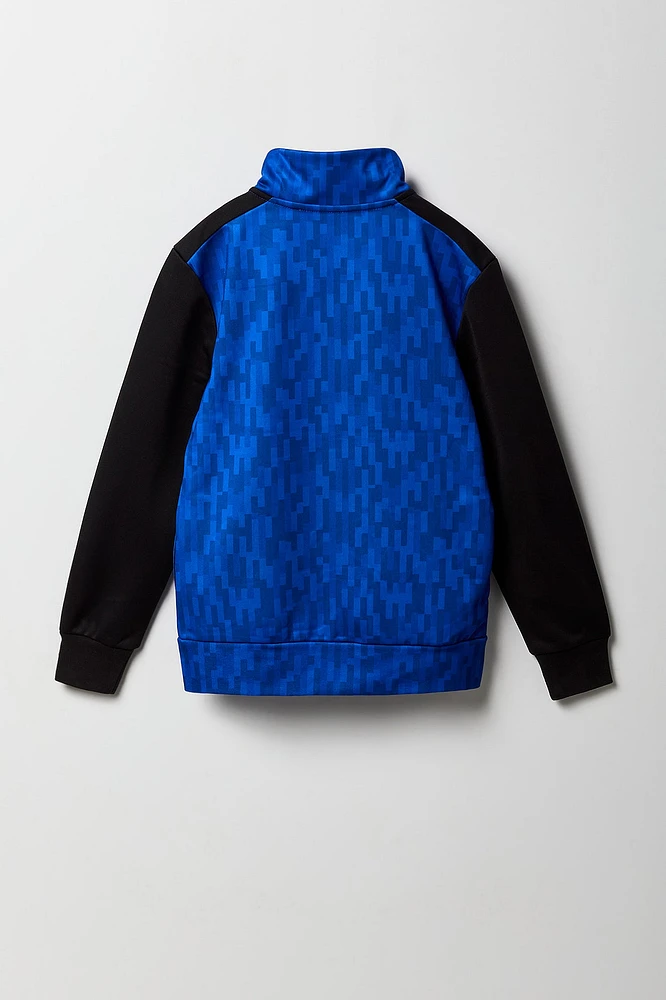 Boys Football Club Colourblock Zip-Up Jacket