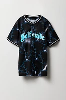 Boys Printed Mesh Jersey