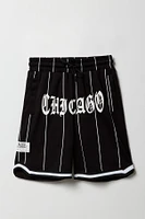 Short de basketball en filet imprimé pour garçon