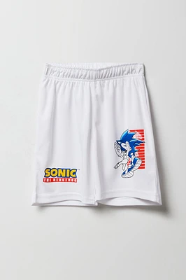 Short Active en filet à imprimé Sonic pour garçon