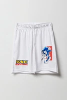 Short Active en filet à imprimé Sonic pour garçon