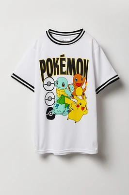 Jersey en filet à imprimé Pokémon pour garçon