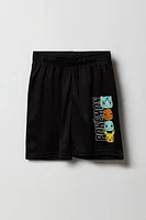 Short Active en filet à imprimé Pokémon pour garçon