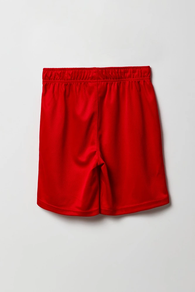 Short Active en filet à imprimé Pokémon Ball pour garçon