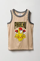 Jersey en filet à imprimé Pikachu pour garçon