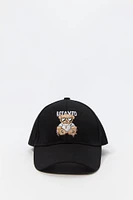 Boys Bear Relaxed Embroidered Baseball Hat