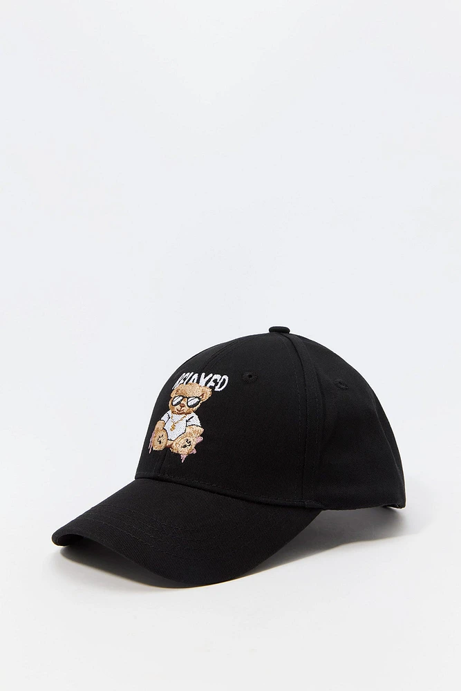 Casquette de baseball avec motif brodÃ© Bear Relaxed pour garÃ§on