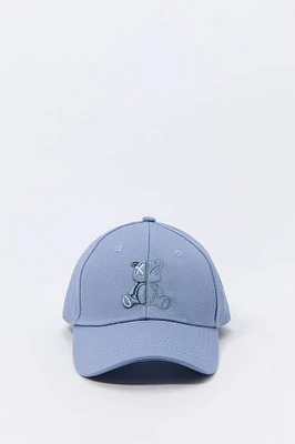 Casquette de baseball avec motif brodé Smiley pour garçon