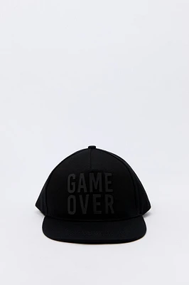 Casquette réglable à imprimé Game Over pour garçon