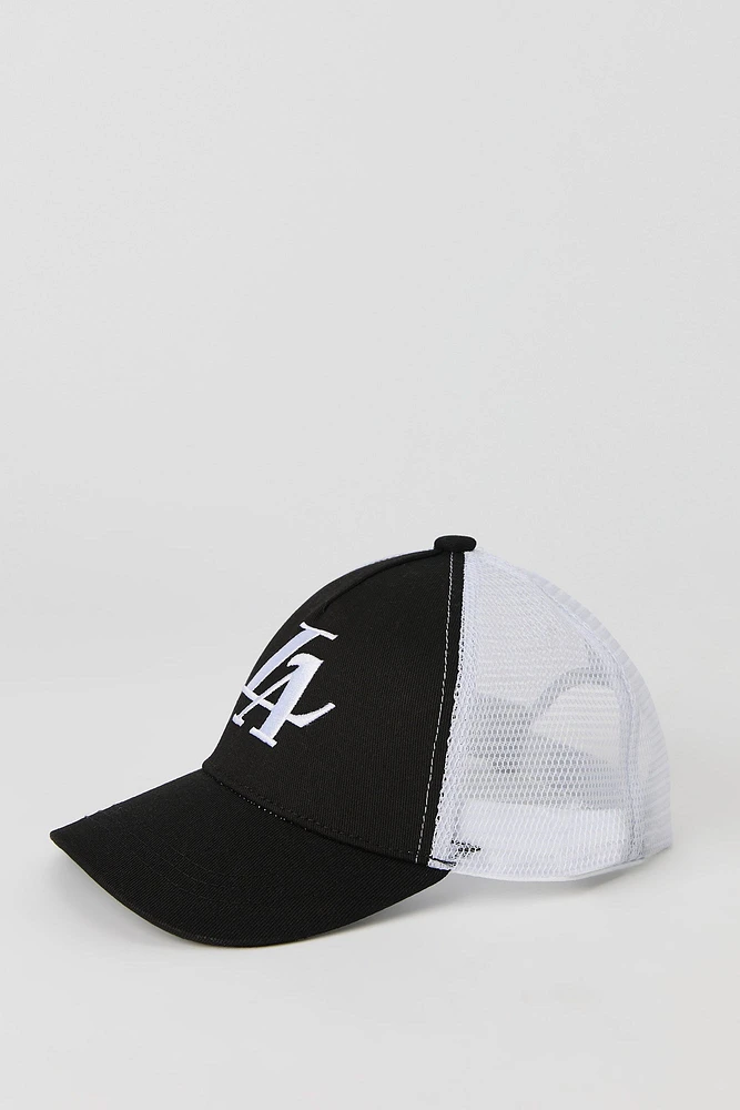 Boys City Embroidered Trucker Hat