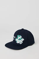 Casquette réglable avec motif brodé en chenille pour garçon