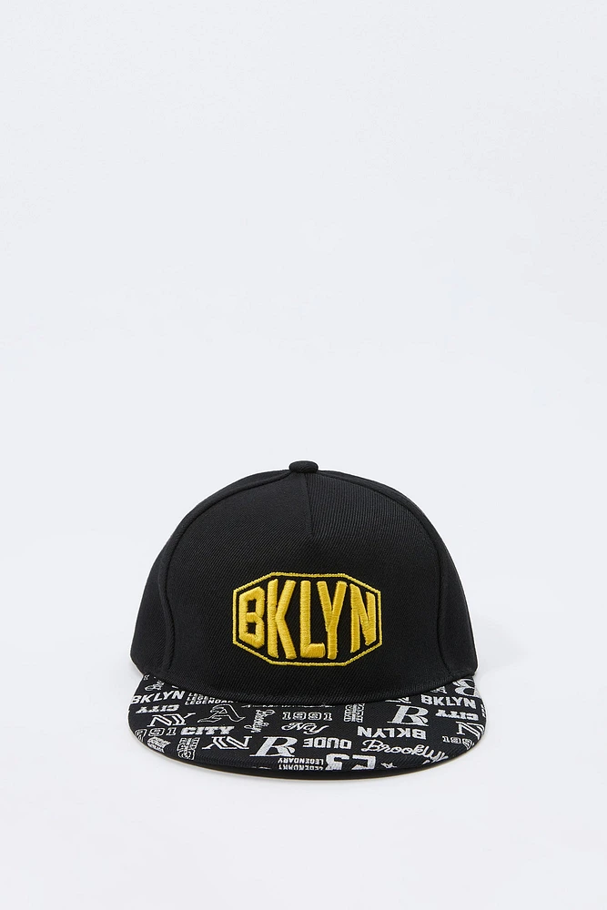 Casquette de camionneur Ã  broderie Brooklyn pour garÃ§ons