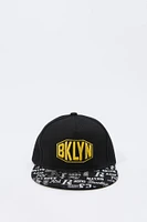 Boys Brooklyn Embroidered Snapback Hat