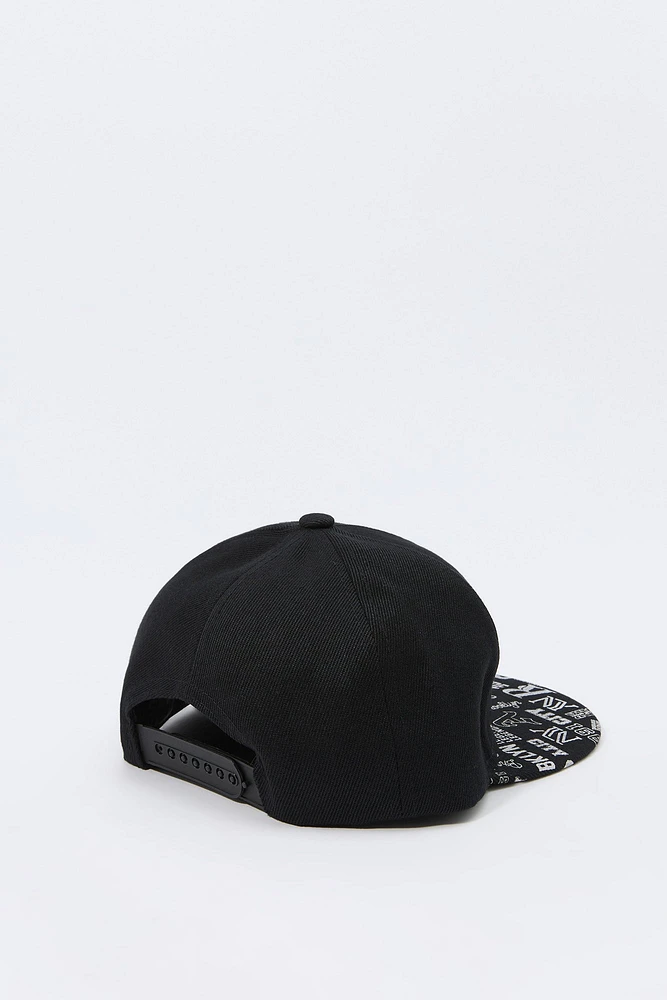 Boys Brooklyn Embroidered Snapback Hat