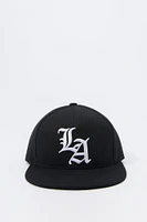 Boys LA Embroidered Snapback Hat