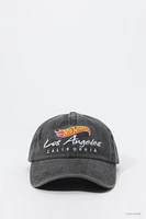 Hot Wheels™ Boys LA Embroidered Washed Baseball Hat