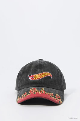 Casquette de baseball délavée avec motif brodé Hot Wheels™ pour garçon