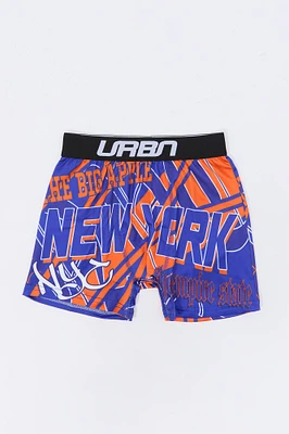 Boys Basketball Team Print Boxer Brief