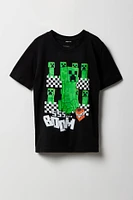 T-shirt à imprimé Minecraft pour garçons