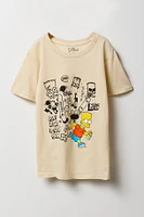 T-shirt à imprimé Simpson pour garçons