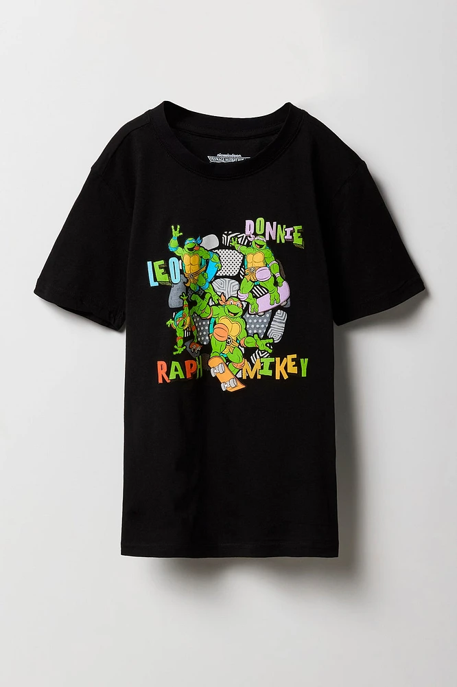 T-shirt à imprimé Ninja Turtle pour garçons